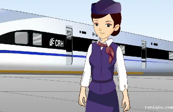 高铁 文明出行 flash动画制作 