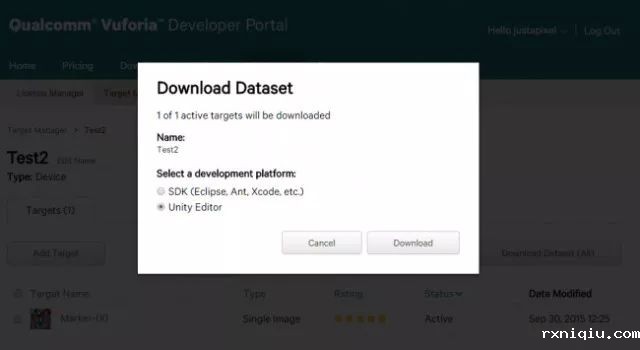 用Unity制作AR应用