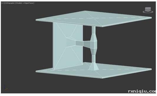 选择侧面进行Bevel（倒角）Extrude（挤出）