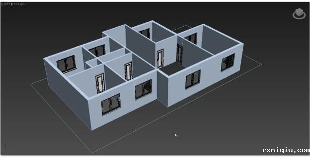 3DSmax双面创建空间场景